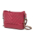 Chanel B Chanel Pink Dark Pink Calf Leather Small Chevron Aged skin Gabrielle Crossbody Italy