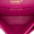 Chanel B Chanel Pink Lambskin Leather Leather Medium Classic Chevron Lambskin Double Flap France