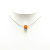 Hermès B Hermès Silver with Orange Palladium Metal Plated Cage dH Cube Necklace France