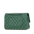 Chanel AB Chanel Green Lambskin Leather Leather Medium Classic Lambskin Double Flap France