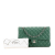 Chanel AB Chanel Green Lambskin Leather Leather Medium Classic Lambskin Double Flap France