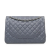 Chanel B Chanel Gray Lambskin Leather Leather Maxi Classic Lambskin Double Flap Italy