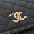 Chanel B Chanel Black Lambskin Leather Leather Jumbo Quilted Lambskin 3 Compartment Flap France