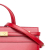 Saint Laurent AB Saint Laurent Red Calf Leather Small Manhattan Shopper Satchel Italy