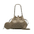 Louis Vuitton AB Louis Vuitton Brown Beige Calf Leather Monogram Mahina Bella France