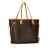 Louis Vuitton B Louis Vuitton Brown Monogram Canvas Canvas Monogram Neverfull MM France