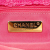 Chanel B Chanel Pink Hot Pink Tweed Fabric Wool Giant Logo Flap Italy