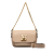 Louis Vuitton AB Louis Vuitton Brown Taupe Calf Leather Lockme Tender France