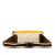 Fendi AB Fendi Brown Beige with Yellow Canvas Fabric Zucca and Leather Convertible Baguette Italy