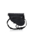 Christian Dior B Dior Black Calf Leather Ultra Matte Woven Saddle Italy