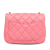 Chanel AB Chanel Pink Lambskin Leather Leather Mini Square Classic Lambskin Pearl Crush Flap Italy