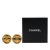 Chanel B Chanel Gold Gold Plated Metal CC Clip On Earrings France