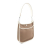 Hermès AB Hermès Brown Taupe with White Ivory Canvas Fabric Toile Officier and Swift Neo Evelyne 29 France