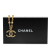 Chanel B Chanel Gold Gold Plated Metal CC Rhinestone Pendant Necklace France