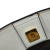 Fendi B Fendi White Calf Leather Medium Glacier FF Tote Italy