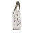 Marni AB Marni White Coated Canvas Fabric Printed Tote Bag Italy