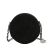 Chanel AB Chanel Black Suede Leather Cocostellar Round Clutch on Chain Italy