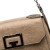 Givenchy AB Givenchy Brown Light Brown Calf Leather Small Crinkled skin ID Convertible Bag Italy