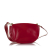 Salvatore Ferragamo B Ferragamo Red Calf Leather Vara Shoulder Bag Italy