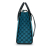 Gucci A Gucci Blue with Black Canvas Fabric GG Satchel Italy