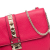 Valentino B Valentino Red Calf Leather Small Rockstud Glam Lock Shoulder Bag Italy