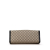 Gucci B Gucci Brown Beige with Black Coated Canvas Fabric Medium GG Supreme Padlock Tote Italy