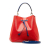 Louis Vuitton B Louis Vuitton Red with Blue Epi Leather Leather Epi NeoNoe MM France