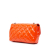 Chanel B Chanel Orange Patent Leather Leather Small Patent Coco Shine Flap Italy