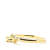 Hermès AB Hermès Gold Gold Plated Metal Cheval Double Horse Bangle France