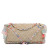 Chanel AB Chanel Brown Beige with Multi Straw Natural Material CC Country Flap Italy