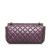 Chanel B Chanel Purple Lambskin Leather Leather Glazed Matelasse Portobello Flap Bag France