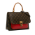 Louis Vuitton B Louis Vuitton Brown with Red Monogram Canvas Canvas Monogram Marignan France