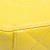 Chanel B Chanel Yellow Lambskin Leather Leather CC Quilted Lambskin Vanity Case Italy