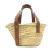 Loewe AB LOEWE Brown Beige Raffia Natural Material Small Basket Tote Spain