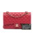 Chanel B Chanel Pink Dark Pink Lambskin Leather Leather Medium Classic Lambskin Double Flap France