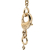 Chanel B Chanel Gold Gold Plated Metal CC Bow Crystal Pendant Necklace Italy