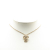 Chanel B Chanel Gold Gold Plated Metal CC Bow Crystal Pendant Necklace Italy