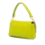 Fendi AB Fendi Green Lime Calf Leather Zucca Embossed Baguette Satchel Italy