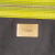 Fendi AB Fendi Green Lime Calf Leather Zucca Embossed Baguette Satchel Italy