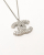 Chanel Coco Mark Rhinestone Necklace