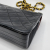 Chanel Classic Flap Bag in Black Matelassé Leather