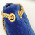 Gucci GG Marmont Matelassé Blue Suede Medium Shoulder Bag