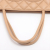 Chanel Medallion Tote Bag Beige Caviarskin Gold Metal