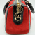 Gucci Ophidia Medium Suede Top Handle Boston Bag Red