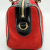 Gucci Ophidia Medium Suede Top Handle Boston Bag Red