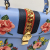 Gucci Sylvie Top Handle Bag Blue Leather Floral Embroidered Medium