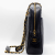 Chanel Vintage Black Matelassé Lambskin Shoulder Bag