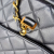 Chanel Vintage Black Matelassé Lambskin Shoulder Bag