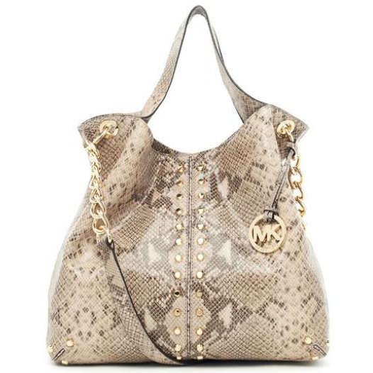 Python embossed leather handbag - Michael Kors | MyPrivateDressing