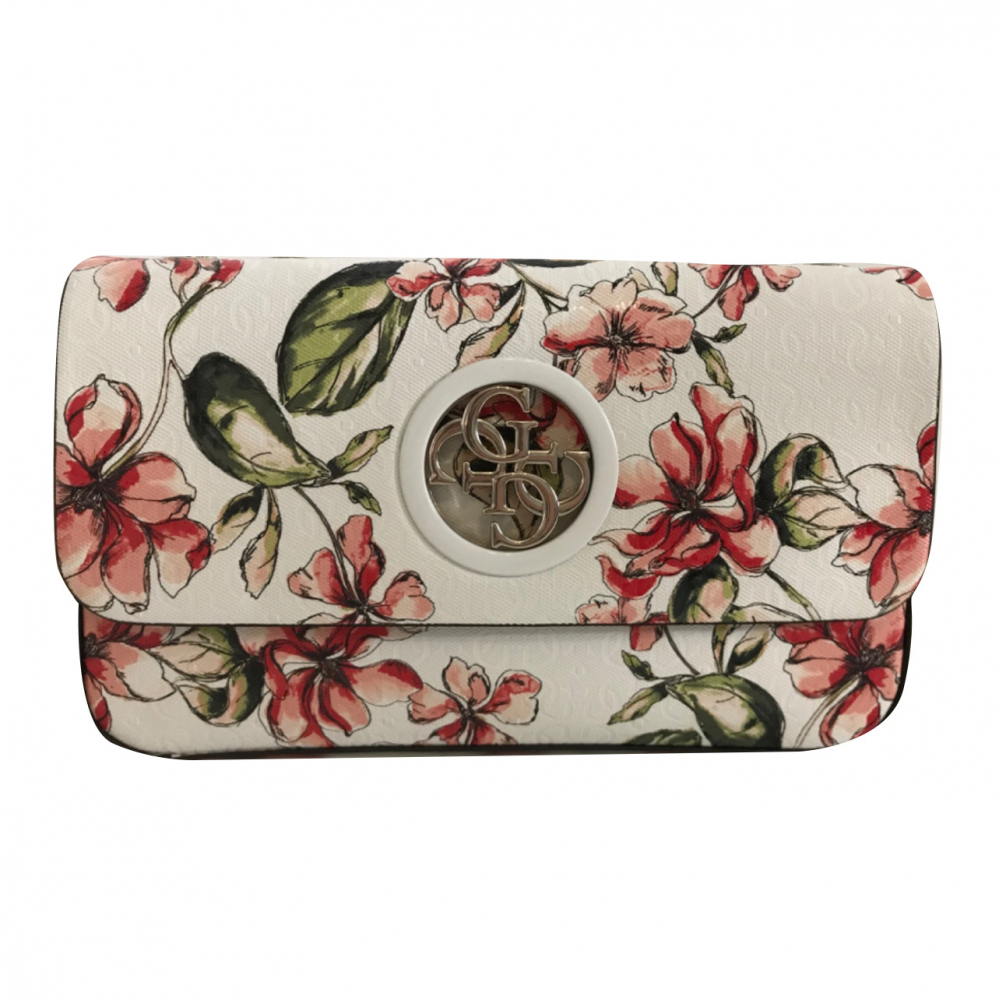 guess flower purse